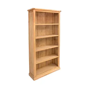 Bingham 180cm H x 90cm W Standard Bookcase Waxed