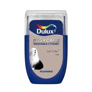 Dulux Easycare Washable & Tough Soft truffle Matt Wall & ceiling Emulsion paint, 30ml Tester pot