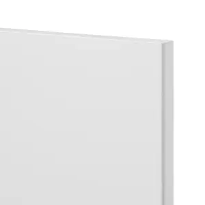 GoodHome Stevia Gloss white Slab Appliance Cabinet door (W)600mm (H)626mm (T)18mm