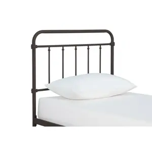 Aanya Bed Frame Classic Steel Grey Performance Velvet / Single (3')