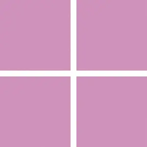 Wallpops 4 x Large Self-Adhesive Plain Pink Square Wall Stickers