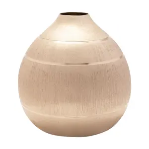 Hestia Round Gold Vase - Large