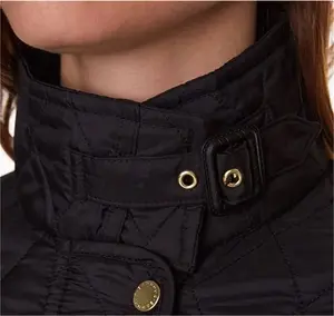 Women's Barbour International Lightweight Quilted Jacket - Black - UK: 8