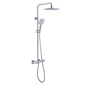 VURTU Hunsdon Thermostatic Shower Valve System, 870(H) x 325(W), Chrome, 628553