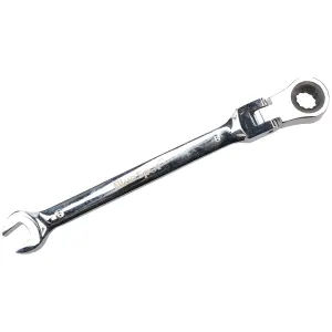 8mm Metric Flexible Flexi Head Ratchet Combination Spanner Wrench 72 Teeth