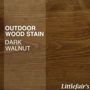 Littlefair's - Outdoor Wood Stain - Dark Walnut - 5 LTR