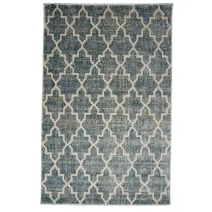 Blue Shield Modern Rug - Jersey