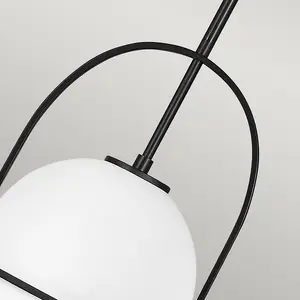 Luminosa Hinkley Somerset Globe Pendant Ceiling Light Black