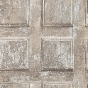 Galerie Nostalgie Beige Door Smooth Wallpaper