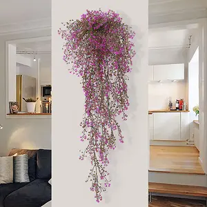 Artificial Golden Willow Hanging Flowers Simulation Bouquet