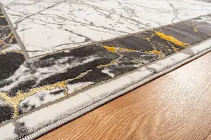 Bianco Rug 185XA Cream/Grey Home Décor