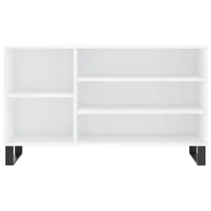 Berkfield Shoe Cabinet White 102x36x60 cm Engineered Wood