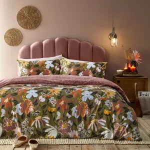 furn. Asterea Floral Reversible Duvet Cover Set