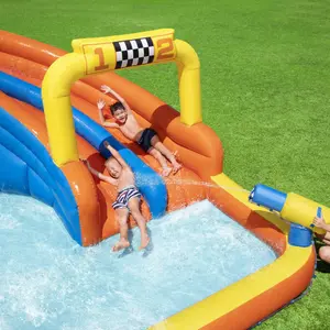 Bestway H2OGO Multicolour Rectangular Large Super speedway PVC Water park