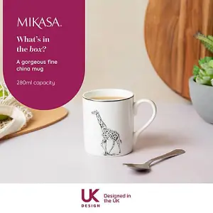 Mikasa Giraffe 280ml Straight-Sided Mug