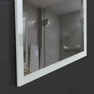 500x700mm LED Illuminated Bathroom Mirror Cool White with Touch Sensor & Demister Pad