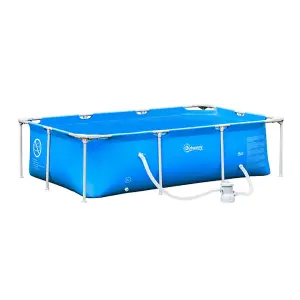 Rust Resistant Steel Frame Pool with Filter Pump