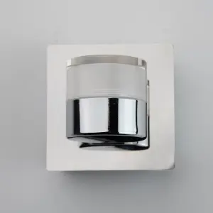 Single Polished Chrome 6W LED Bathroom Wall Light