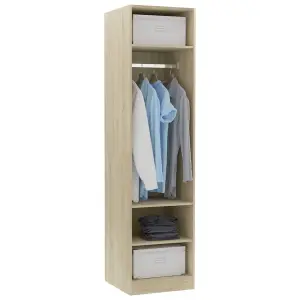 Wardrobe Sonoma Oak 50x50x200 cm Engineered Wood