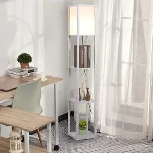 Retweet 160cm Column Floor Lamp White