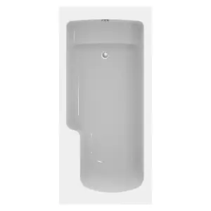 Ideal Standard Gloss White Easy access bath with 0 Tap holes (L)169.5cm (W)79.5cm