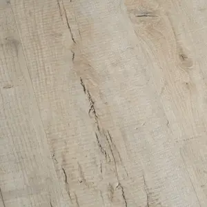 GoodHome Brisbane Grey Wood planks Bleached wood effect Laminate Flooring, 1.996m²