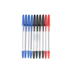 Tiger ortment Of Ball Point Pens (Pack Of 10) Black/Red/Blue (One Size)