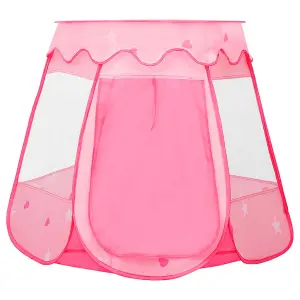 Berkfield Children Play Tent Pink 102x102x82 cm