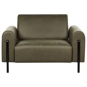 Armchair ASKIM Fabric Dark Green