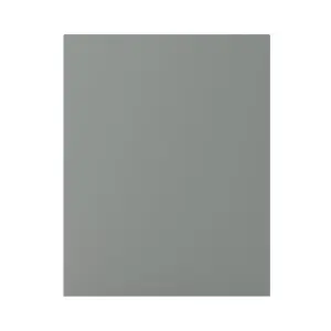 GoodHome Balsamita Matt grey Matt grey slab Standard End panel (H)720mm (W)570mm