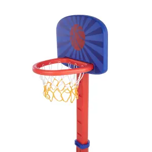 120-160cm Adjustable Kids Basketball Hoop with Basketball and Ball Pump