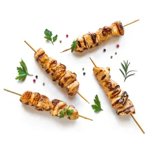 Bar-B-King Bamboo Made BBQ Grilling Skewers 10 Inch, Approx 150 Toothpicks