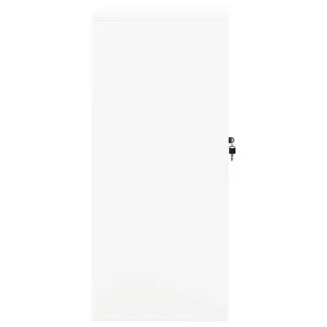 Berkfield Office Cabinet White 90x40x90 cm Steel