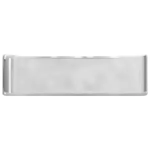 Metro Lane Lolita 480mm L x 370mm W Silver Ceramic Rectangular Countertop Basin Sink