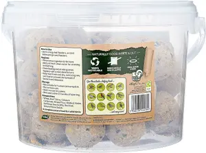 Peckish Natural Balance Energy 50 Suet Fat Balls For Wild Birds Feed 4kg