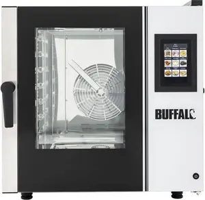 Buffalo Smart Touch Combi Oven 7 Grid GN 1/1 10.2Kw (Hard Wired)