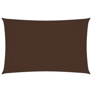 Berkfield Sunshade Sail Oxford Fabric Rectangular 2.5x5 m Brown