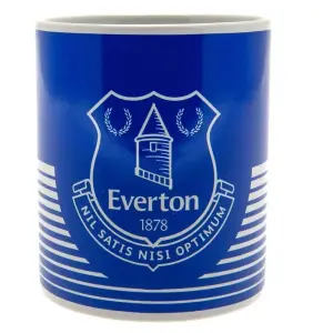 Everton FC Lines Mug Blue/White (One Size)