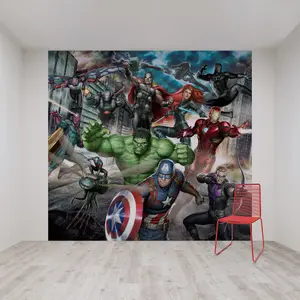 Marvel Avengers Assemble Fixed Size Wall Mural