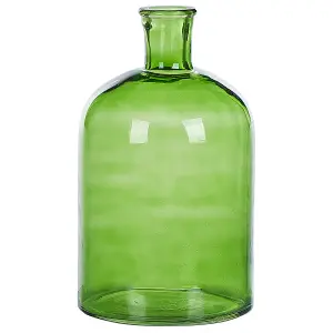 Decorative Vase PULAO Glass Green