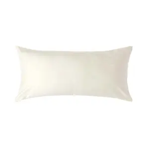 Homescapes Cream Continental Egyptian Cotton Pillowcase 1000 TC, 40 x 80 cm