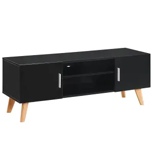 Berkfield TV Cabinet Black 120x40x46 cm MDF