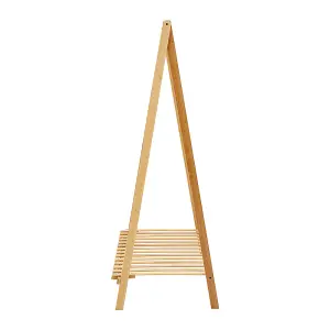 Folding Plant Stand Outdoor Garden Display Shelf with 3 Tools