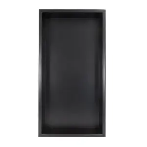 Thermopanel 304 Stainless Steel Recess Shower Niche - Matte Black (610 x 305 x 103mm)