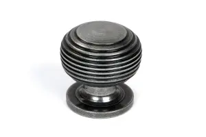 Pewter Beehive Cabinet Knob 30mm