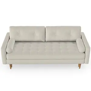 Jacquelyn 3 Seater Bouclé-Sofa Bed Equilibrio 01