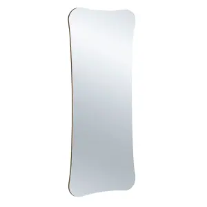 Full Length Irregular curved Mirror Gold