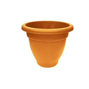 Winchester Plastic Round Planter Terracotta (30cm)