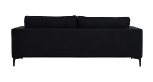 Bolero Sofa , 3,seater , Black fabric