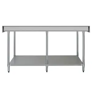 Commercial Stainless Steel Catering Table - 7ft Wide